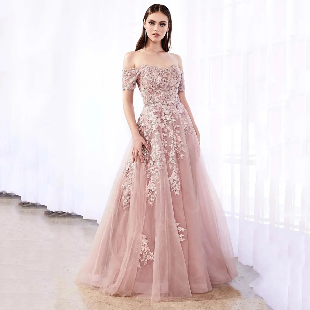 Crossfit Event - Handcrafted 3D Flower Strapless Bodycon Gown,