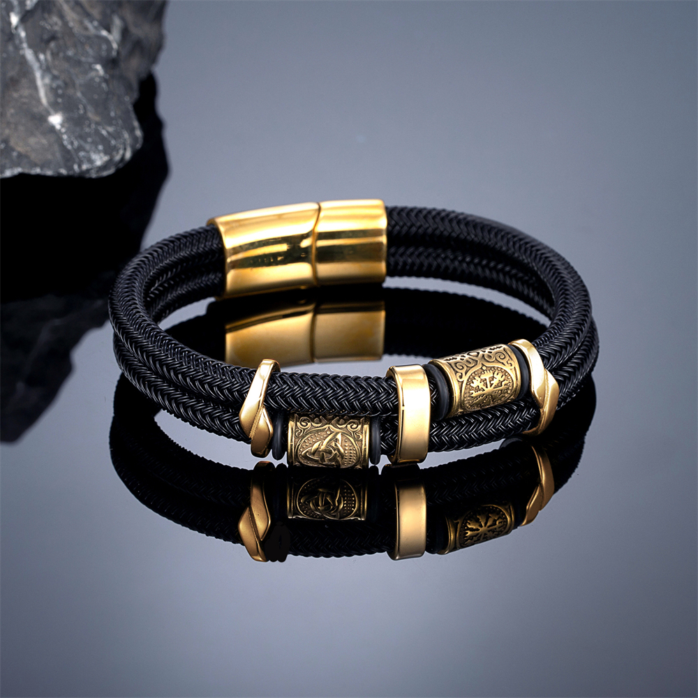 Vintage Norse Rune Double-Laye - Battle Rope Anchor ulasan dan harga