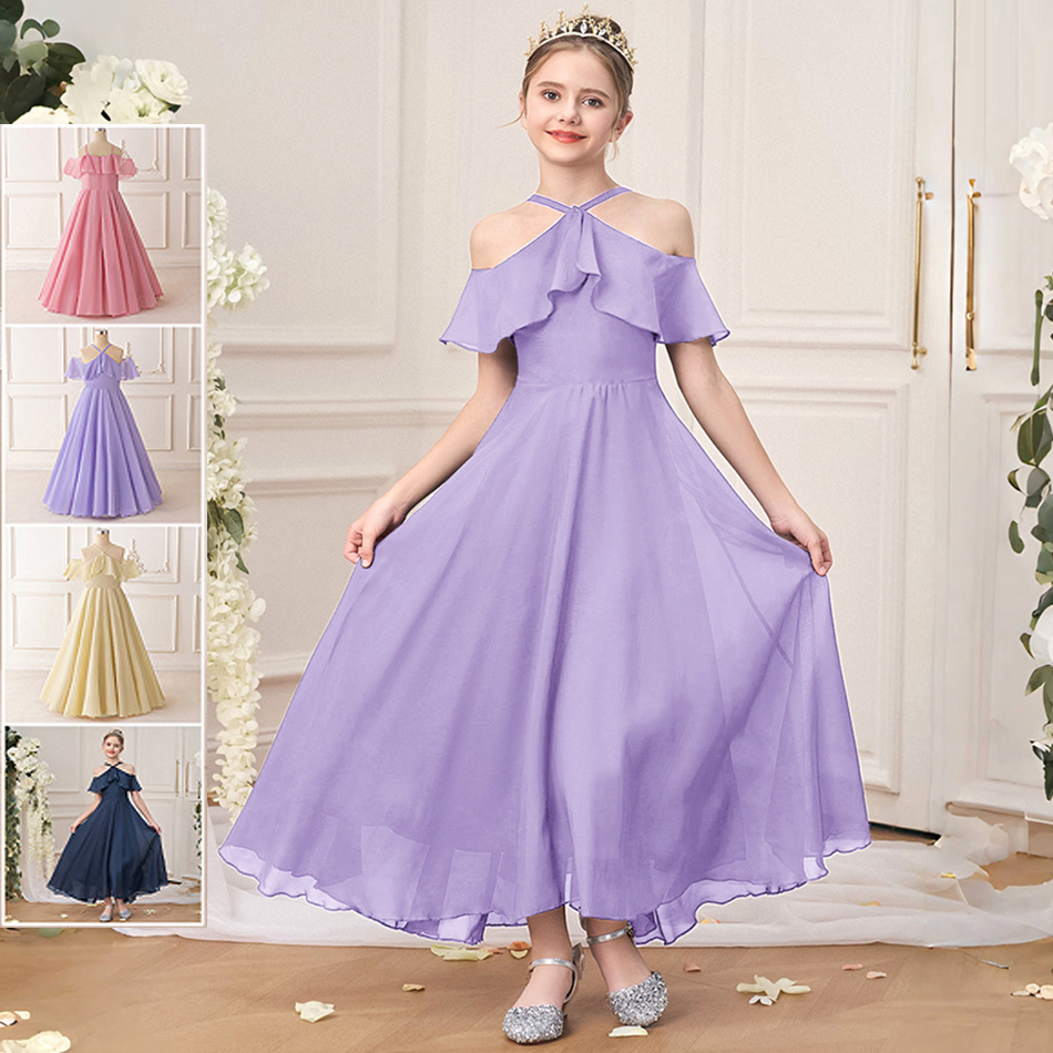 Kids Solid Chiffon Sling Dress - Crossfit Event ulasan dan harga