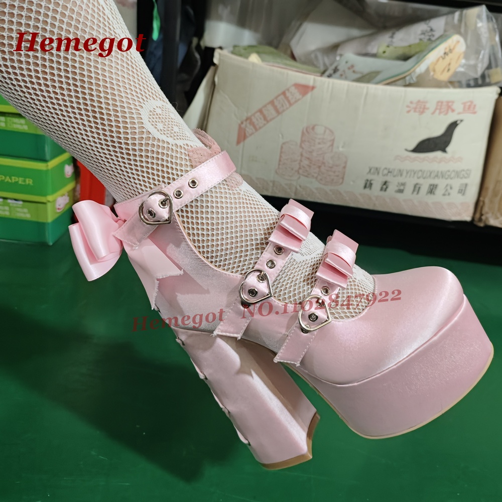 Pink Lolita Butterfly-Knot Pum - Crossfit Outfit ulasan dan harga