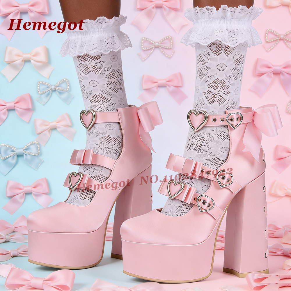Pink Lolita Butterfly-Knot Pum - Crossfit Outfit ulasan dan harga