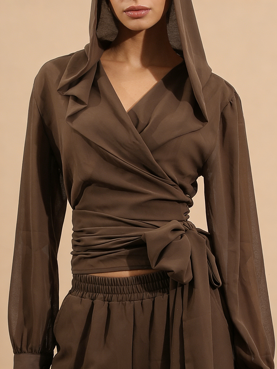 VGH Chic Coffee Sheer Fabric B - Crossfit Event ulasan dan harga