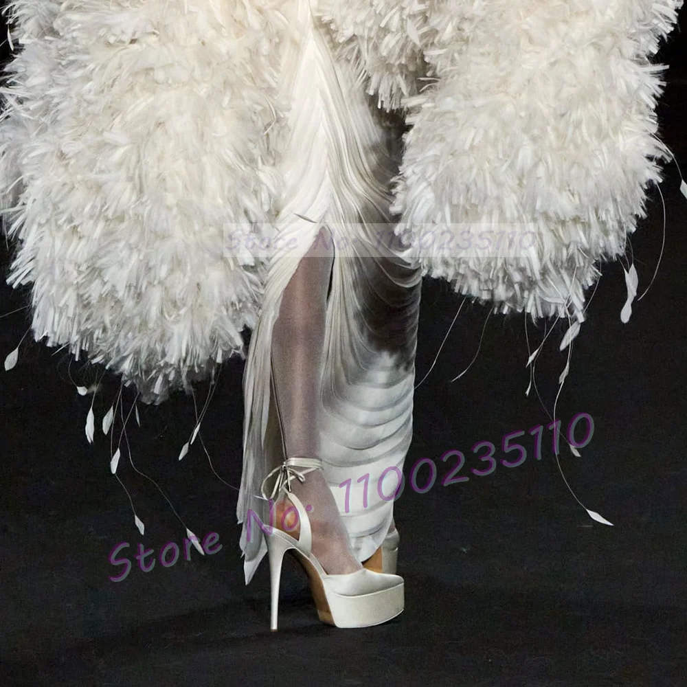 Pink Pointed Toe Platform Silk - Crossfit Outfit ulasan dan harga