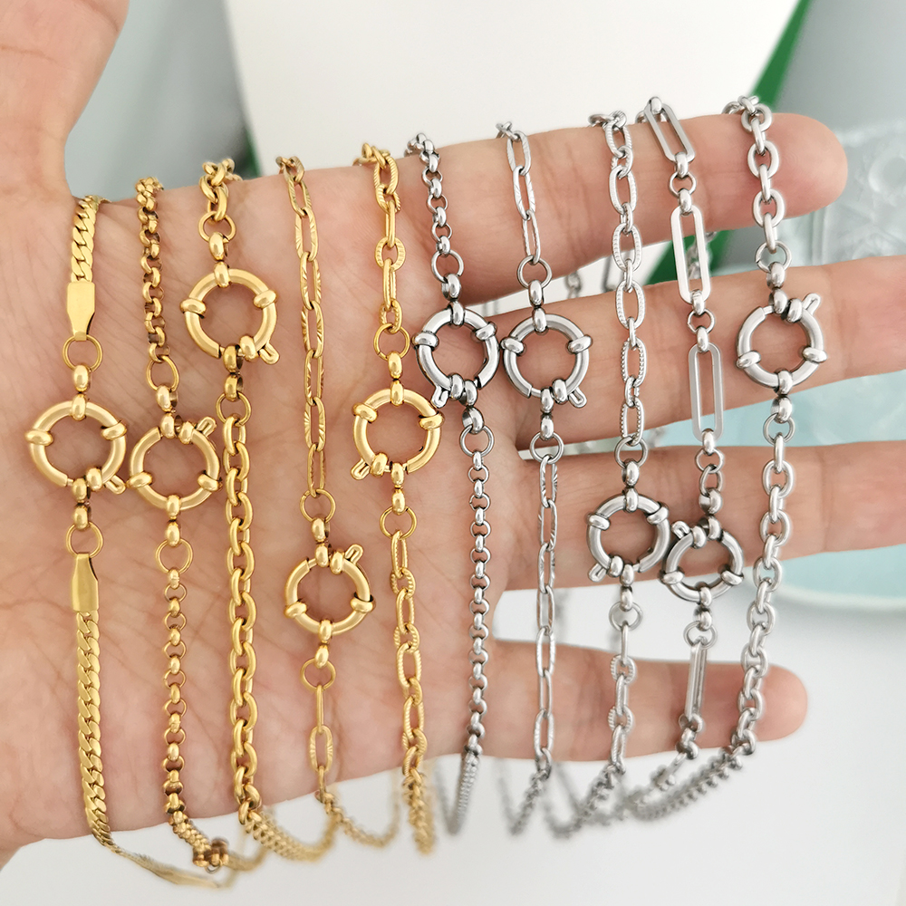 Spring Sailor Clasp Necklace W - Battle Rope Anchor ulasan dan harga