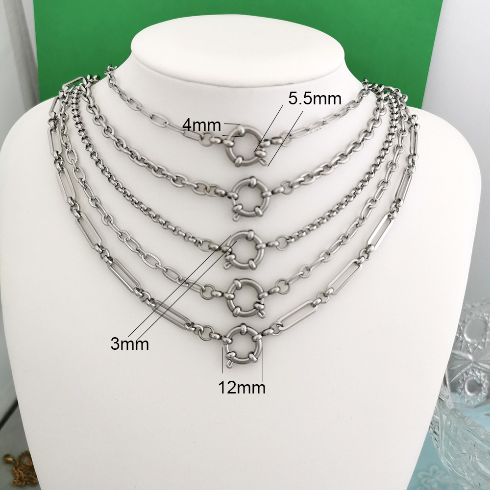 Spring Sailor Clasp Necklace W - Battle Rope Anchor ulasan dan harga